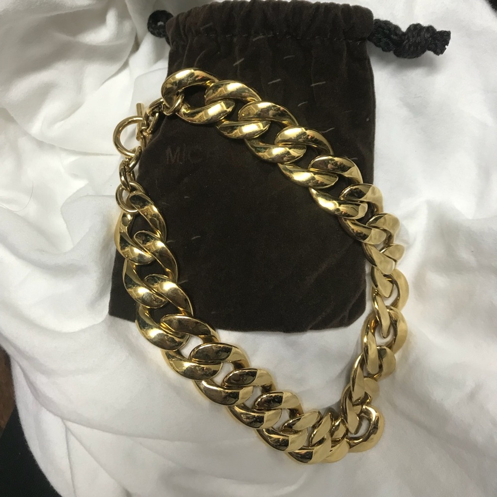 Michael kors chunky chain link necklace